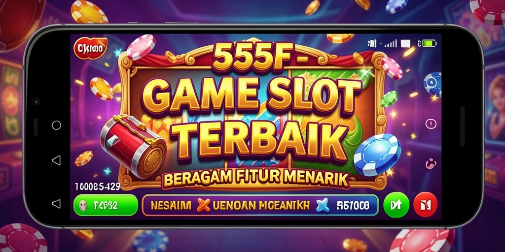Screenshot utama 555F menampilkan gameplay Slot yang seru dan interaktif.
