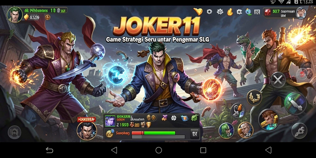 Tampilan gameplay JOKER11 dengan elemen strategi mendalam.