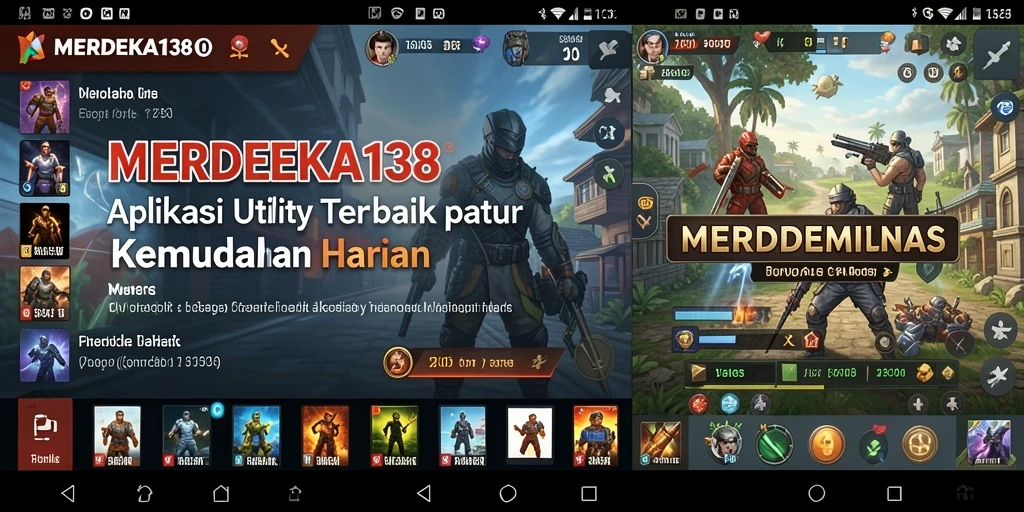 Tampilan antarmuka MERDEKA138 yang ramah pengguna dan praktis.