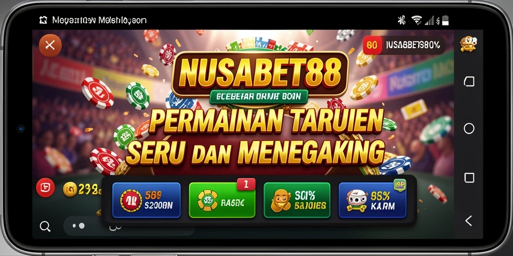 Tampilan gameplay seru di NUSABET88 dengan pengalaman taruhan langsung.