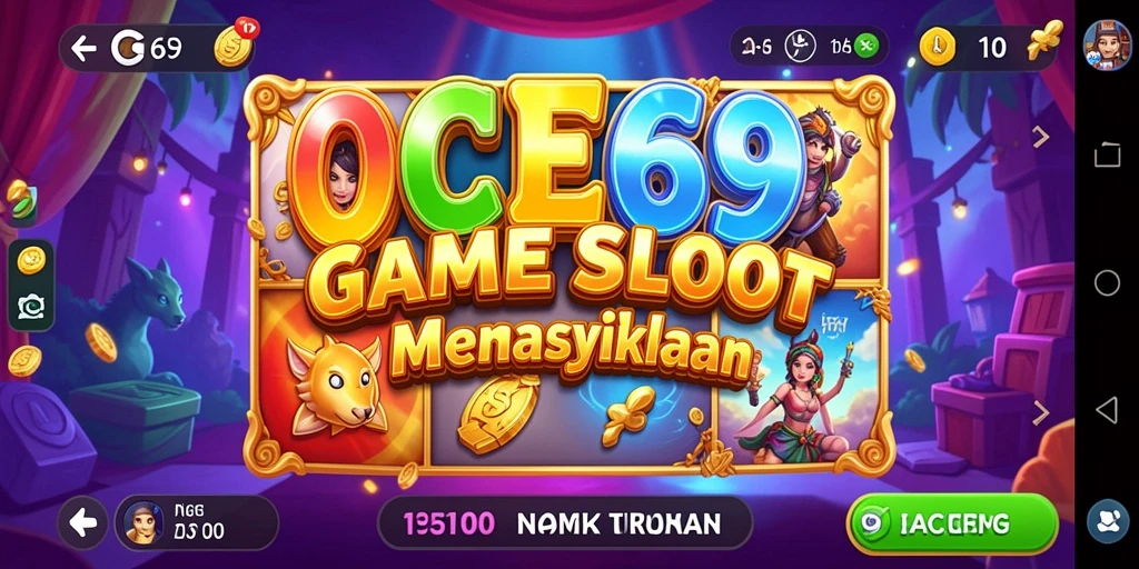 Gameplay seru OCE69 dengan berbagai slot menarik.
