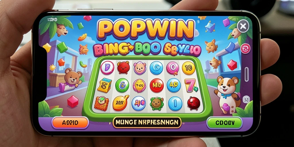 Tangkapan layar dari gameplay Bingo di POPWIN yang seru dan interaktif.