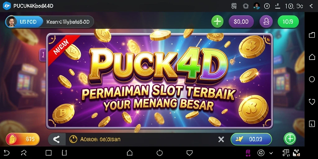Tampilan utama gameplay PUCUK4D yang menarik dan mengasyikkan.
