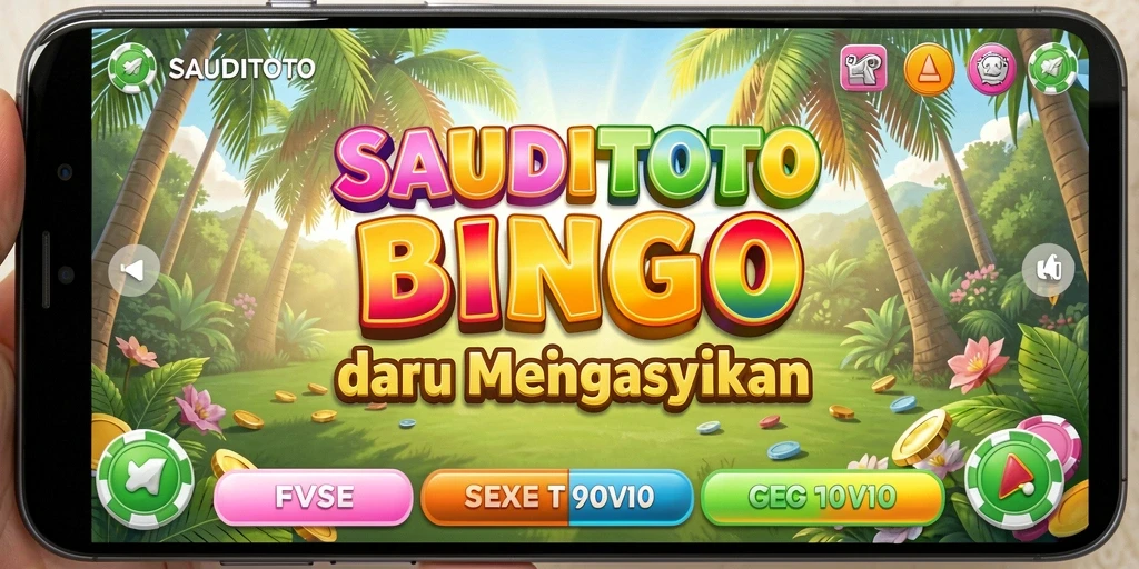 Tampilan gameplay seru SAUDITOTO saat bermain Bingo.