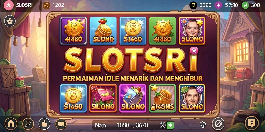 Tampilan gameplay SLOTSRI yang mengasyikkan dan interaktif.