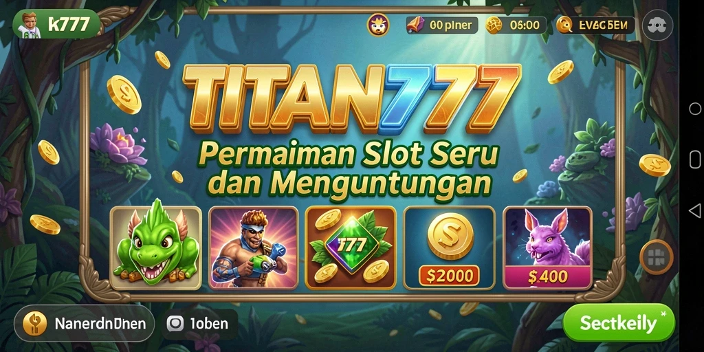 Tampilan slot mengasyikkan di TITAN777 dengan fitur menarik.