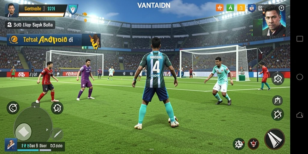Gameplay seru dengan tim sepak bola favorit Anda.
